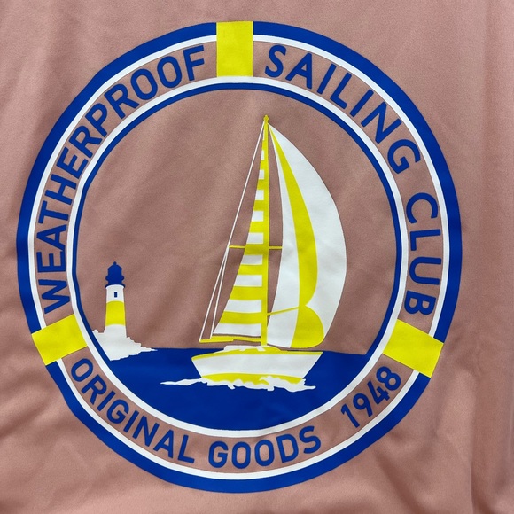 WEATHERPROOF  VINTAGE “DUSTY PINK”  SIZE EXTRA LARGE (XL)RASH GUARD UPF 50+ - Picture 12 of 14